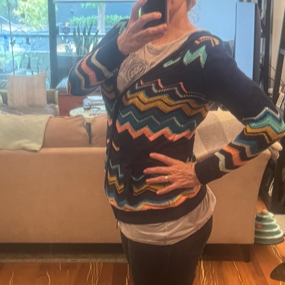 Missoni for Target Multicolor Chevron Cardigan from the famous 2011 campaign. - Picture 6 of 7